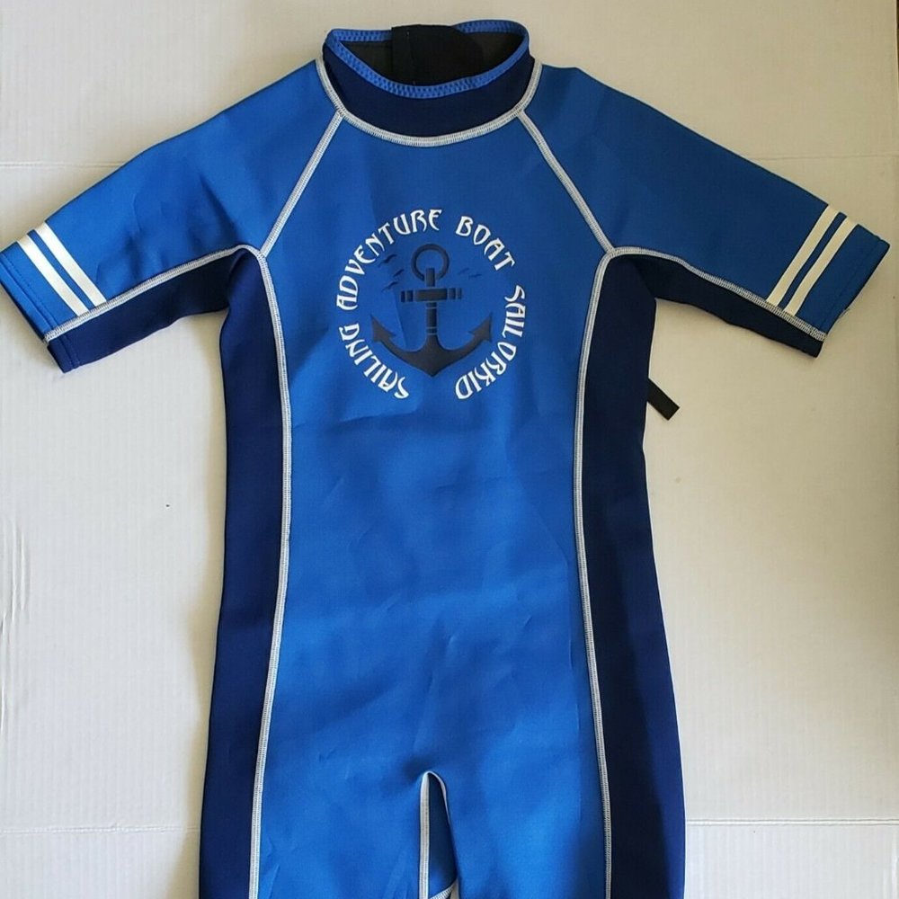 Sun Protection Zone Boys Size 8 Spring Suit Swim